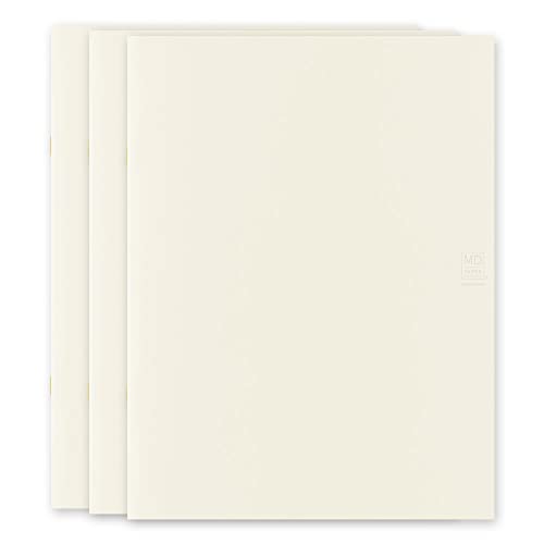 DESIGNPHIL ミドリ(MIDORI） ノート MDノート ライト A4変形判 方眼罫 3冊組A 15308006